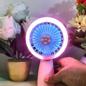 Mini Fan With LED Light