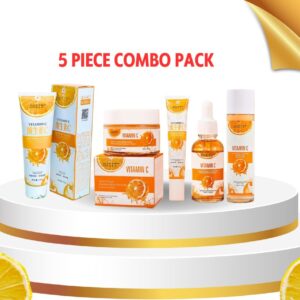 (5 PIECE ) Combo 𝘀𝗸𝗶𝗻 𝗰𝗮𝗿𝗲 𝘀𝗲𝘁 𝗩𝗶𝘁𝗮𝗺𝗶𝗻 𝗖 𝗕𝗿𝗶𝗴𝗵𝘁𝗲𝗻𝗶𝗻𝗴